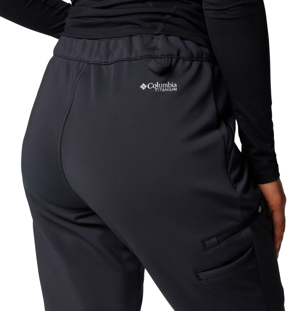 Pantalon Femme Vast Canyon High Rise Softshell Black - Pantalon