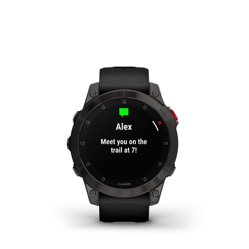 Epix Sapphire Titane Black Dlc – Bracelet Noir | Garmin