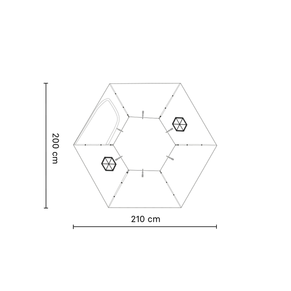 Samaya2.5 Bleu - Tente | Samaya