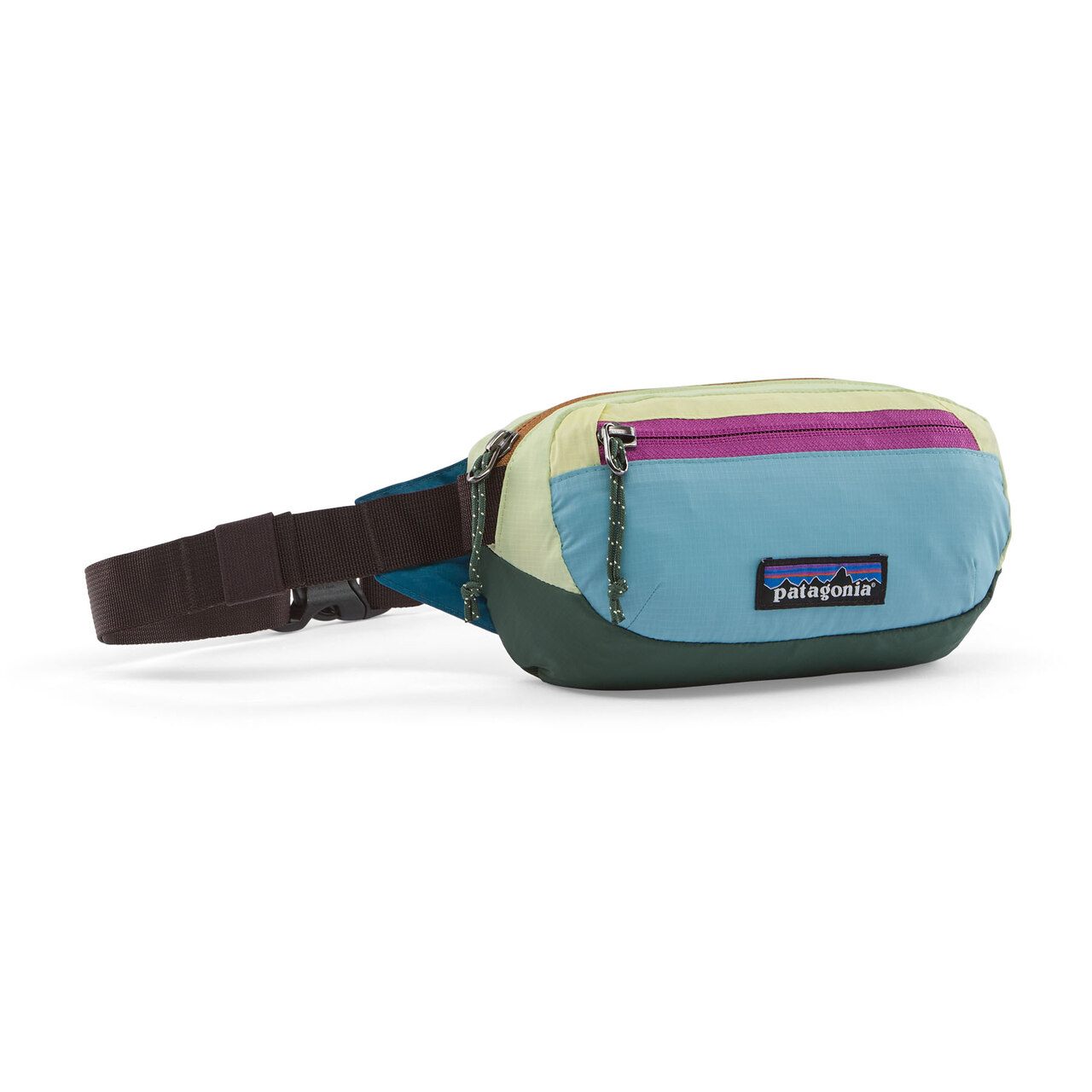 Terravia Mini Hip Pack 1l Patchwork Snowmelt Blue - Bananes | Patagonia