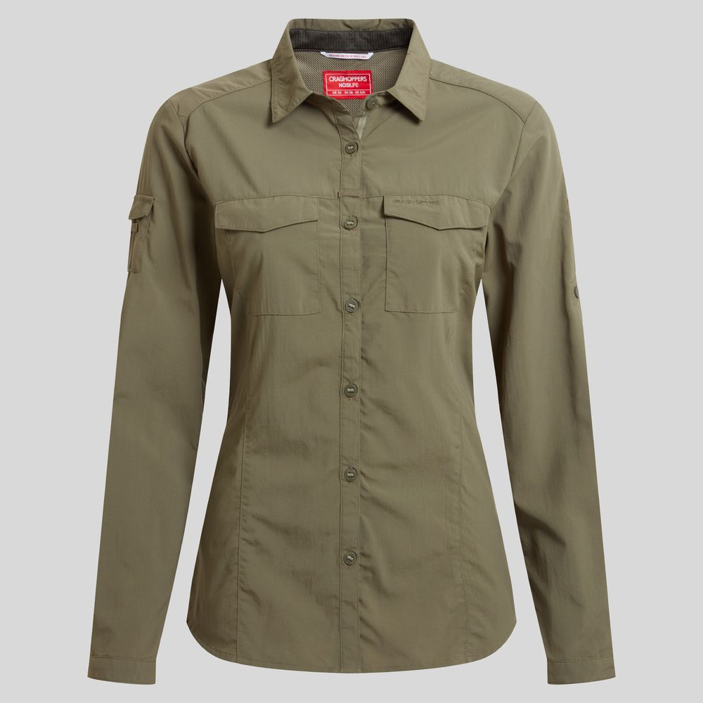 Chemise Femme Nosilife Adventure III Wild Olive | Craghoppers