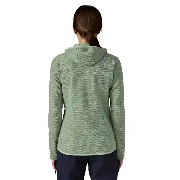 Veste Polaire A Capuche Femme R1 Air Ellwood Green | Patagonia
