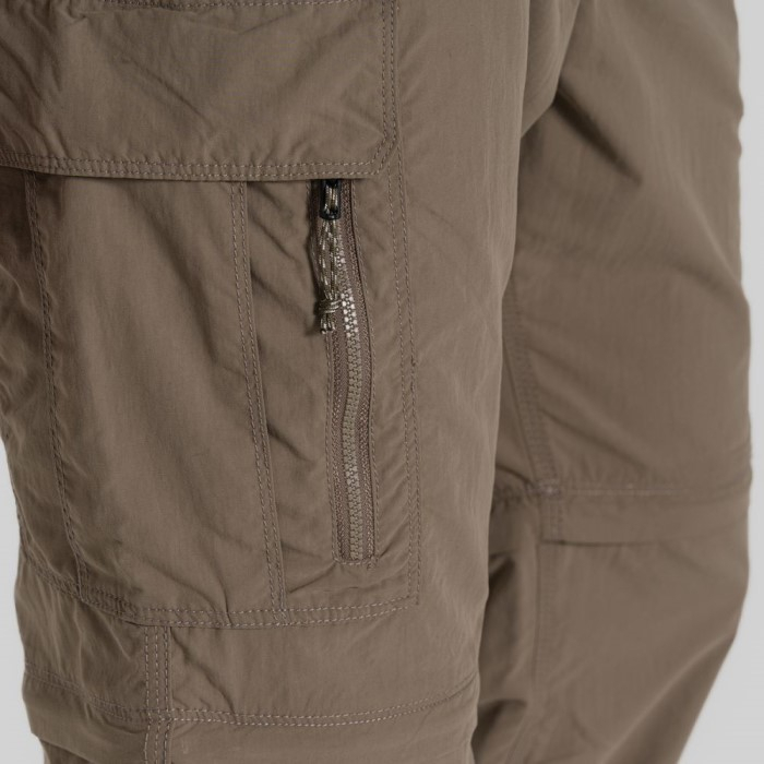 Pantalon Nosilife Convertible Cargo II Pebble - Pantalon | Craghoppers