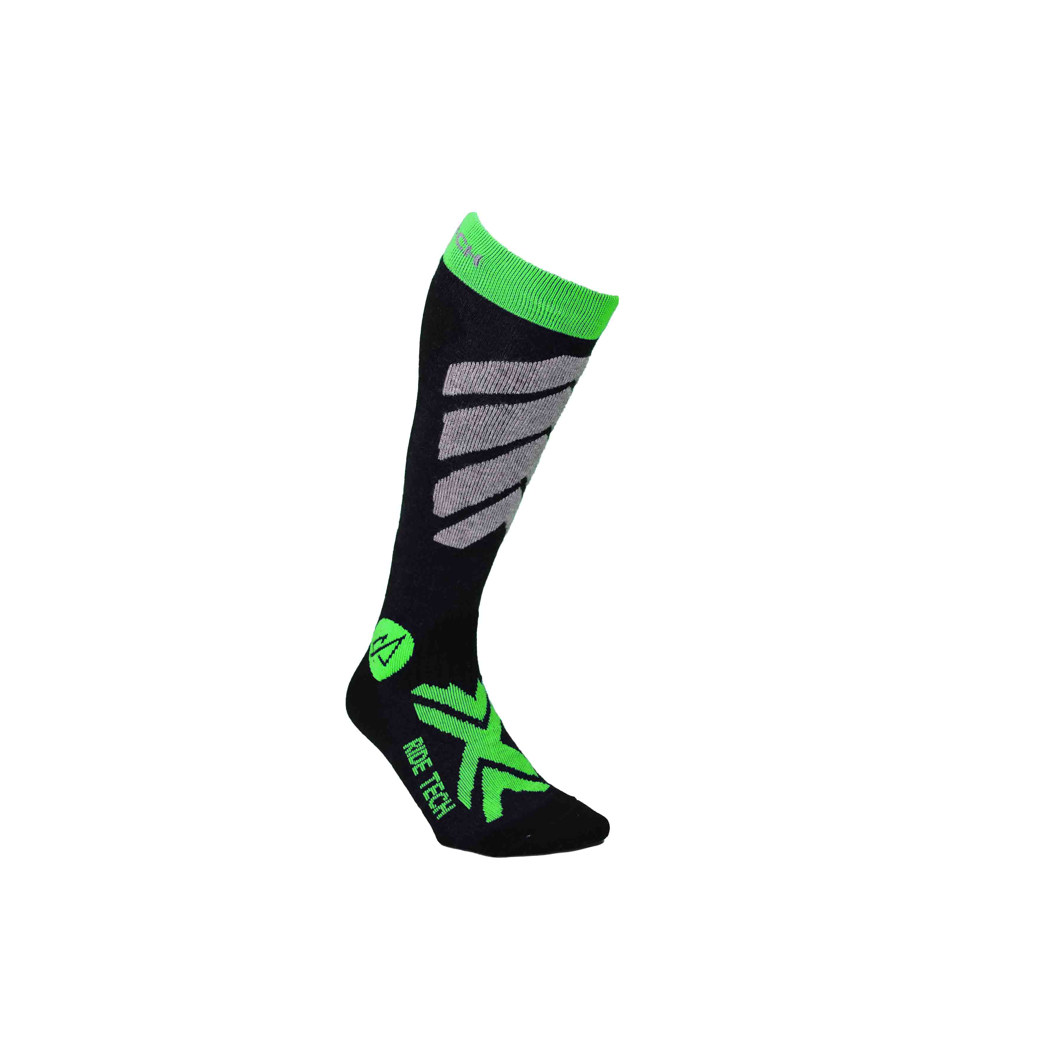 Chaussettes de ski Ride Tech Vert (paire)