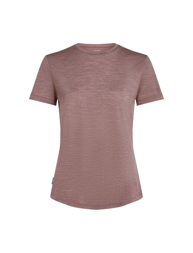 T-shirt Femme Merino 125 Cool-lite Sphere Iii Carob | Icebreaker