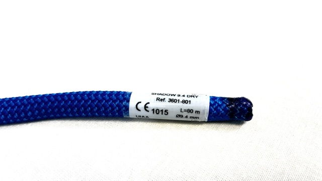 Shadow 9,4 Dry 80m Blue - Corde a Simple | Camp