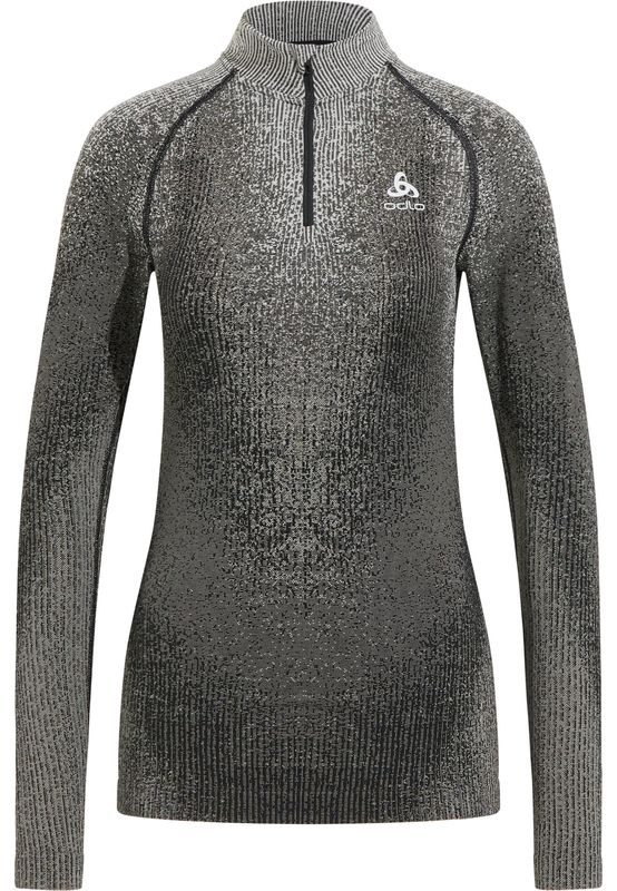 T-shirt Femme Blackcomb Eco Turtle Neck Black - Tee Shirt Ml | Odlo