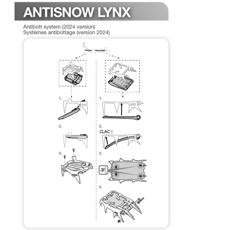 Antisnow Lynx 2024 - Crampons | Petzl