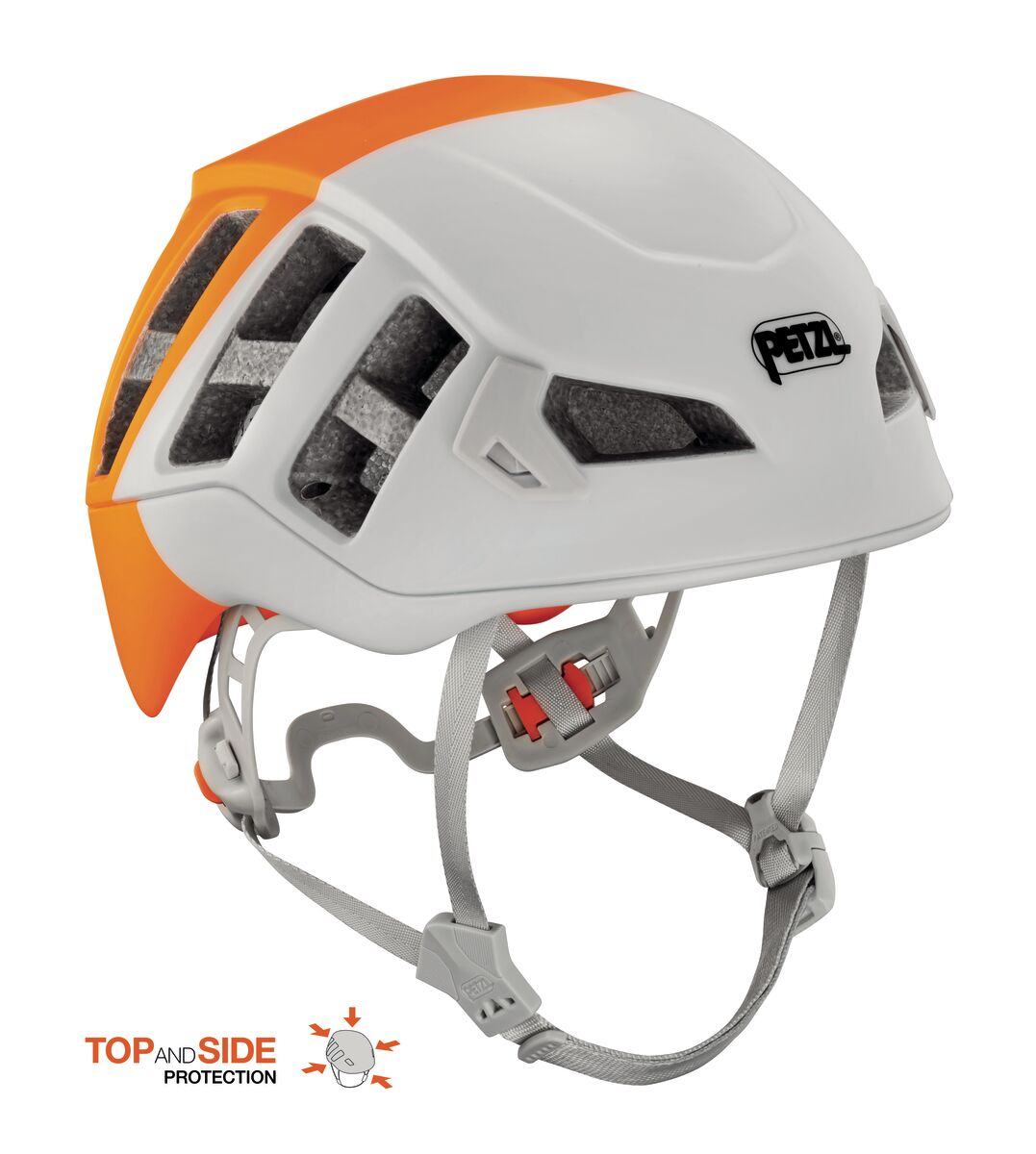Meteor White Orange - Casques | Petzl