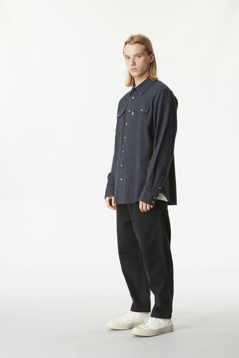 Chemise Lewell Dark Blue - Chemise | Picture Organic Clothing