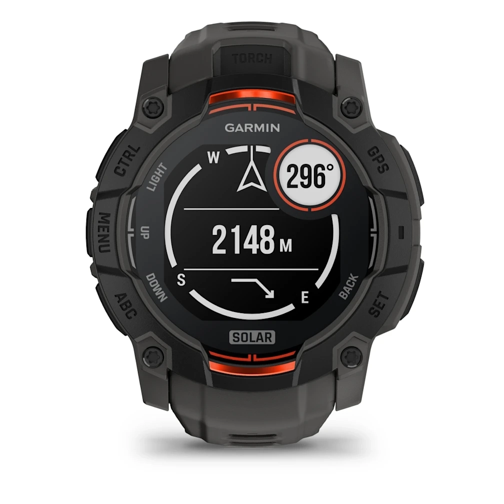 Instinct 3 Solar 50 Mm Black Bezel Charcoal Band - Gps | Garmin