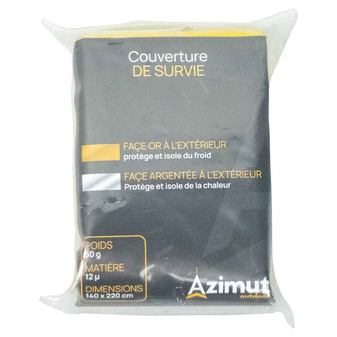 Accessoire Randonnee Couverture De Survie Usage Unique - Couverture Survie
