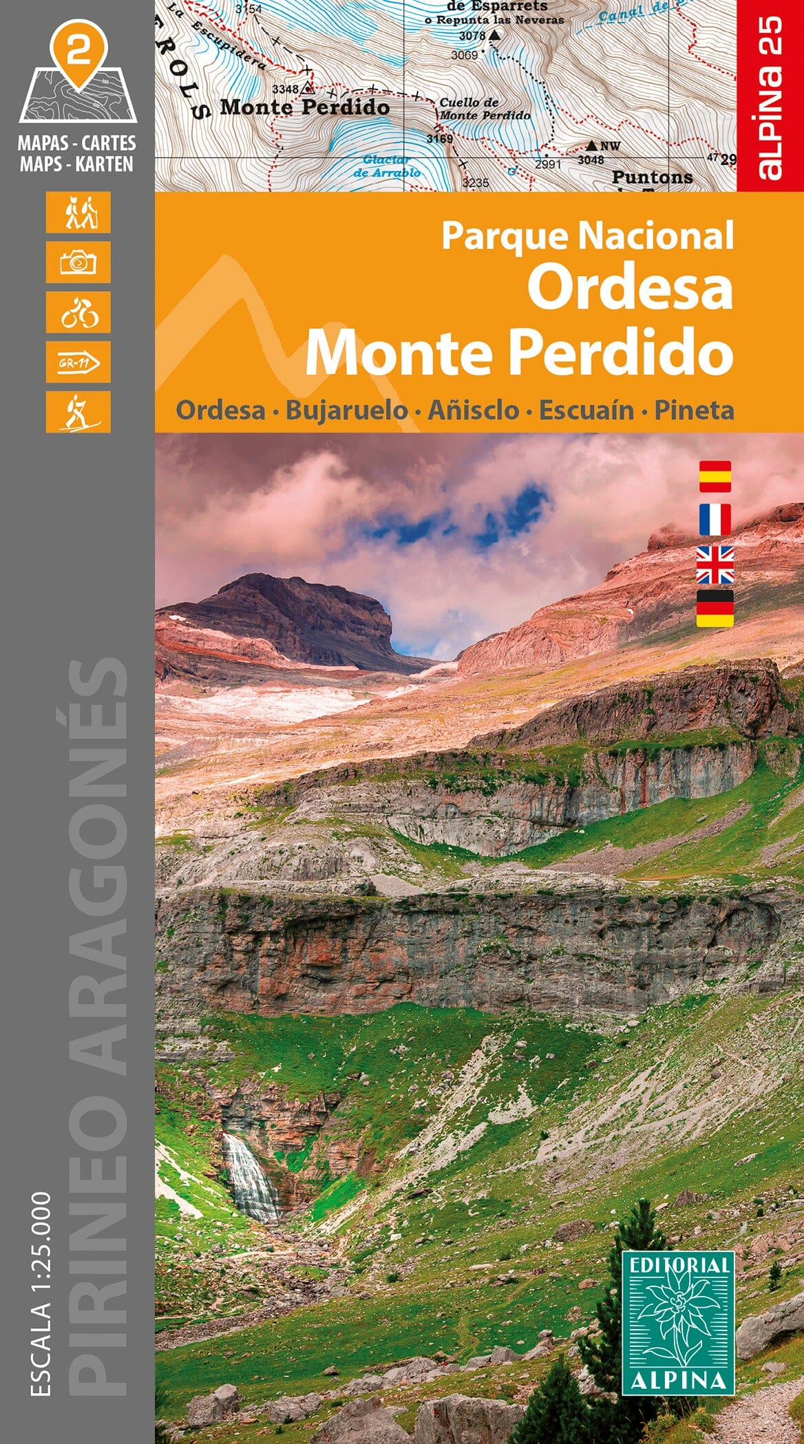 Parque Nacional De Ordesa Y Monte Perdido (2 Cartes) - Cartes | Alpina