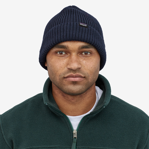 Bonnet Fishermans Rolled Beanie Navy Blue - Bonnet | Patagonia