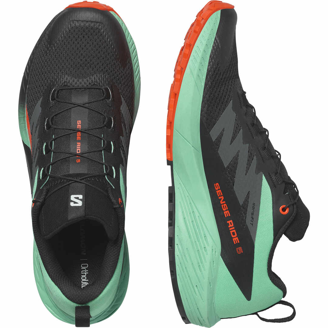 Sense Ride 5 Black Bay Tomato - Chaussures | Salomon