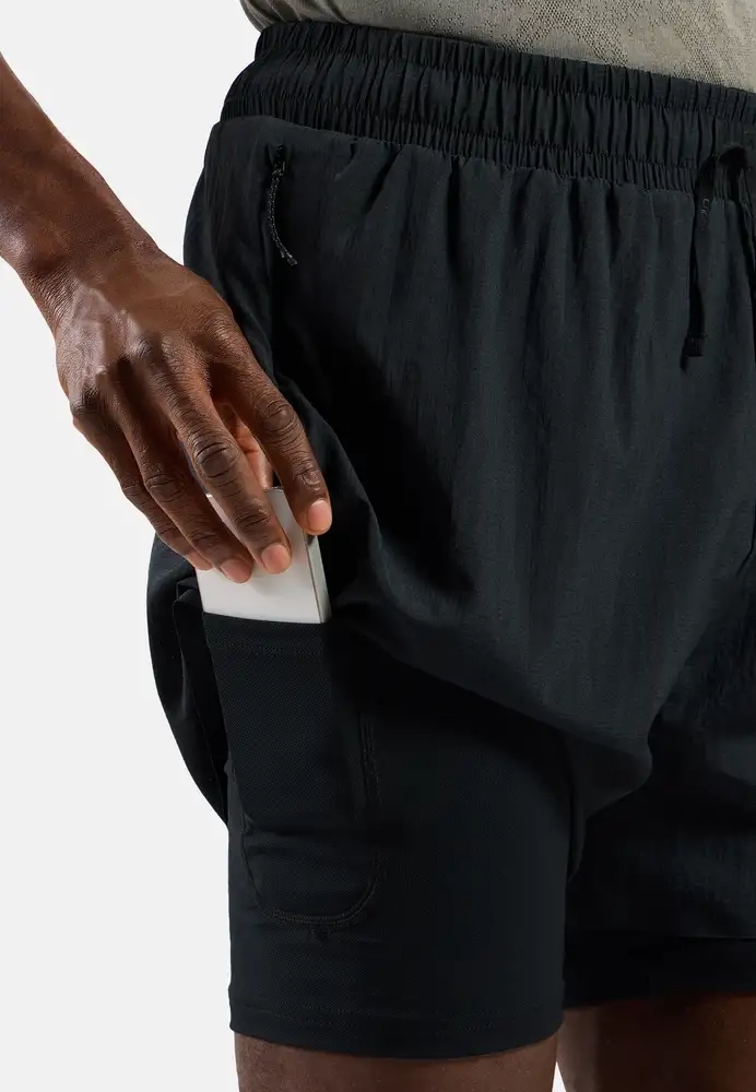 Short Zeroweight 2-in-1 5 Inch Black - Short | Odlo