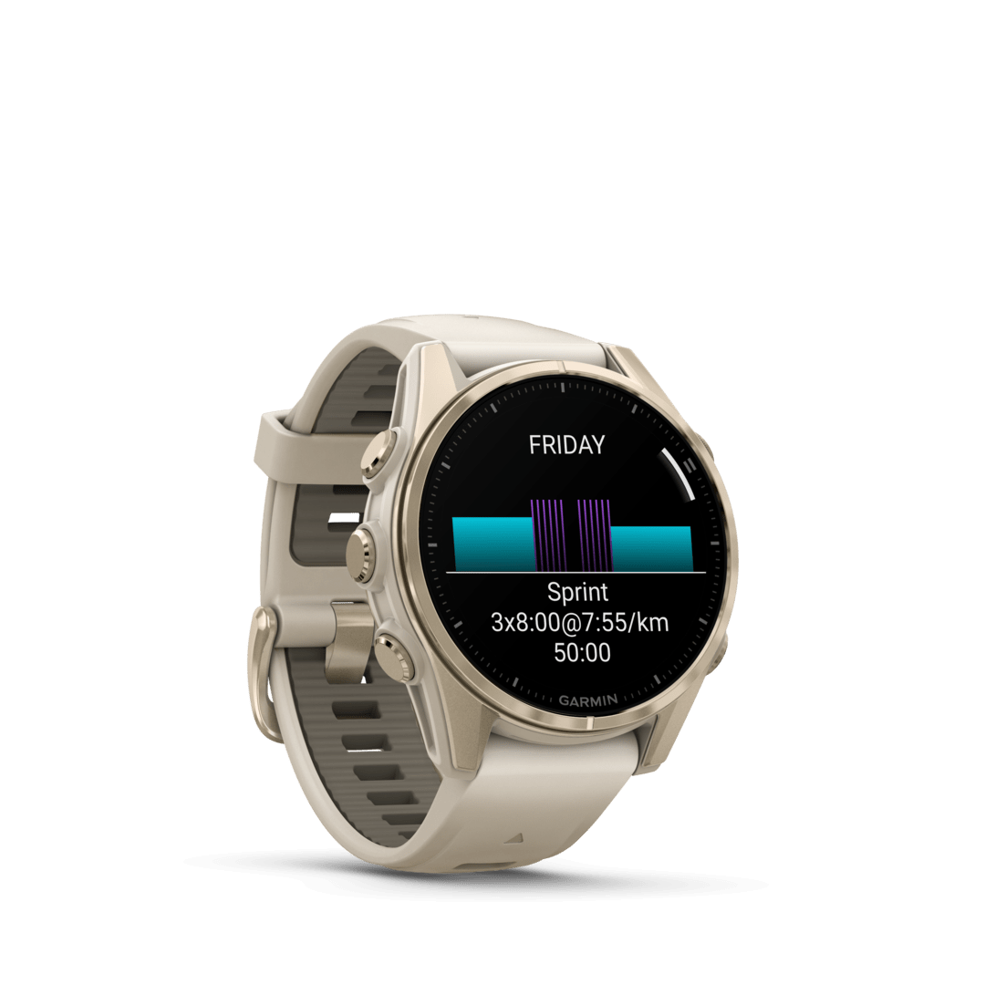 Fenix 8 43mm Amoled Sapphire Soft Gold - Gps Running | Garmin
