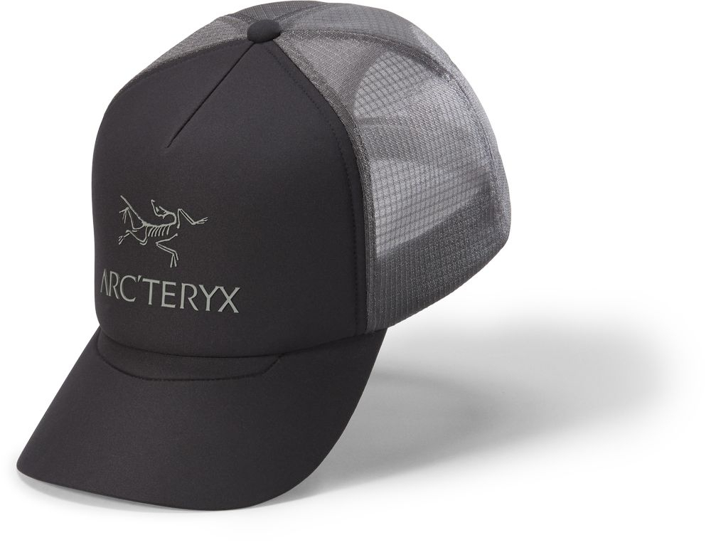 Casquette Bird Word Trucker Black / Graphite - Casquette | Arcteryx