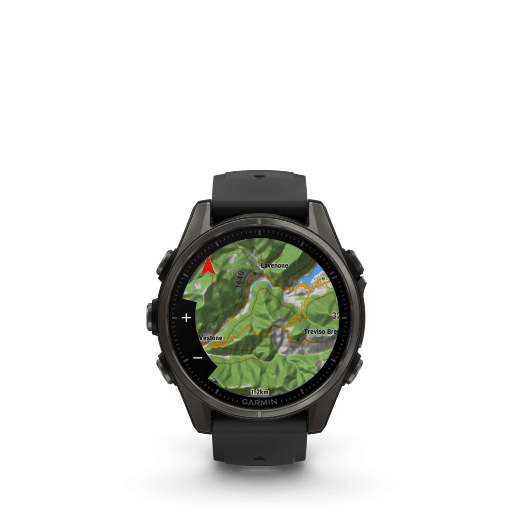 Fenix 8 43mm Amoled Sapphire Titane Carbon Gray Dlc | Garmin