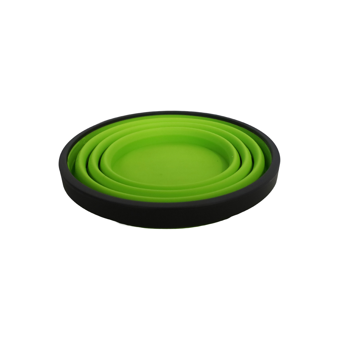 Gobelet Pliant 480 Ml Vert Lime - Assiette - Verre | Azimut Outdoor