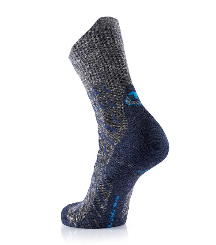 Chaussettes Trek Ultra Cool Linen Crew Navy - Chaussettes | Thermic
