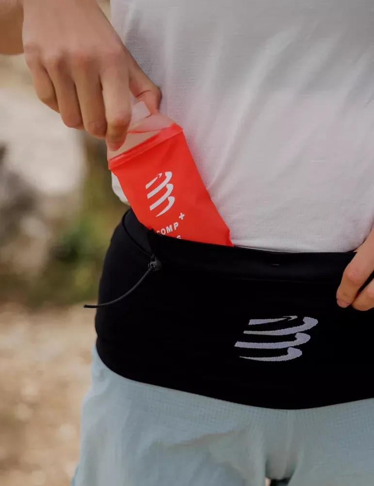 Free Belt Pro 2.0 Black White - Ceintures Running | Compressport