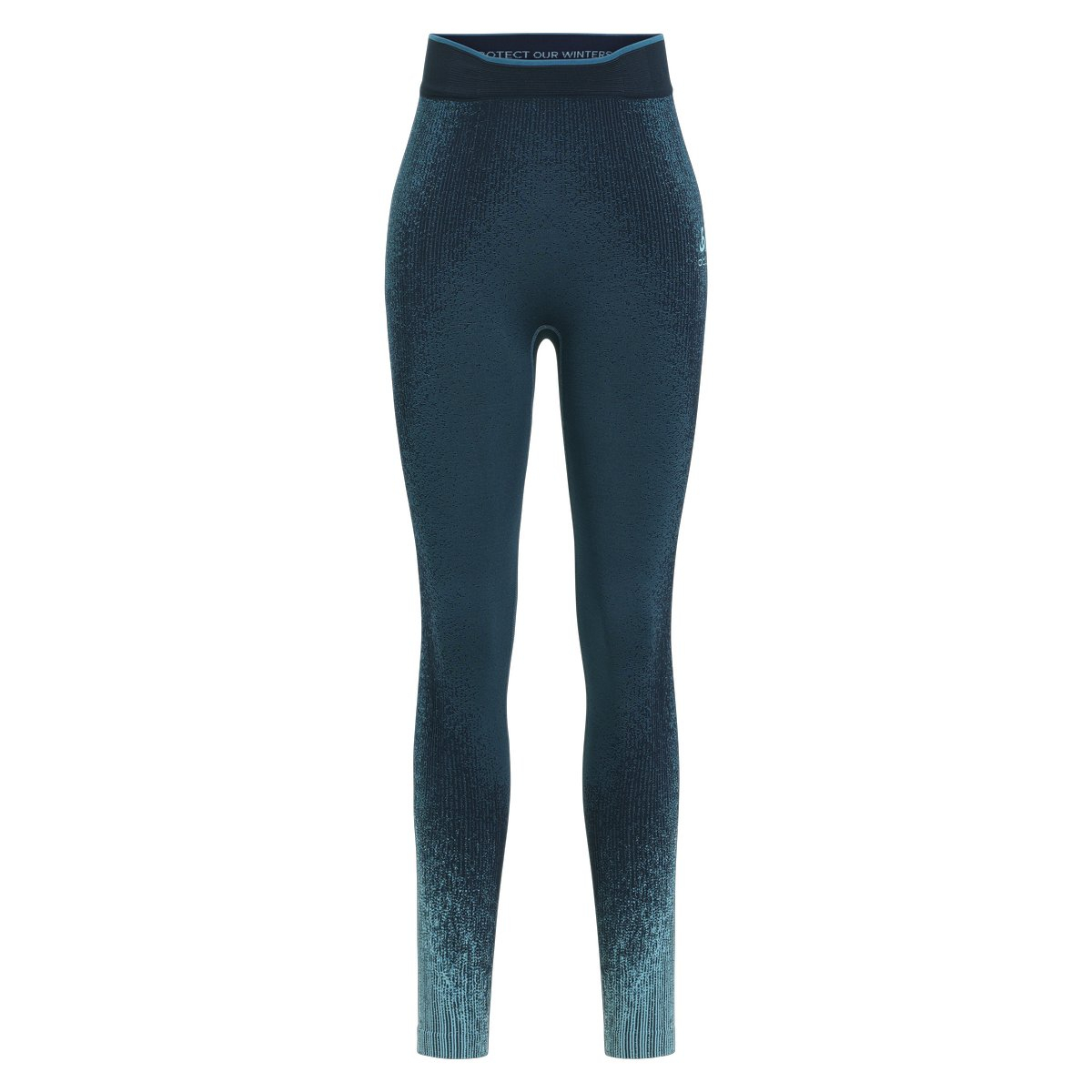 Collant Long Femme Performance Warm Blackcomb Provincial Blue | Odlo
