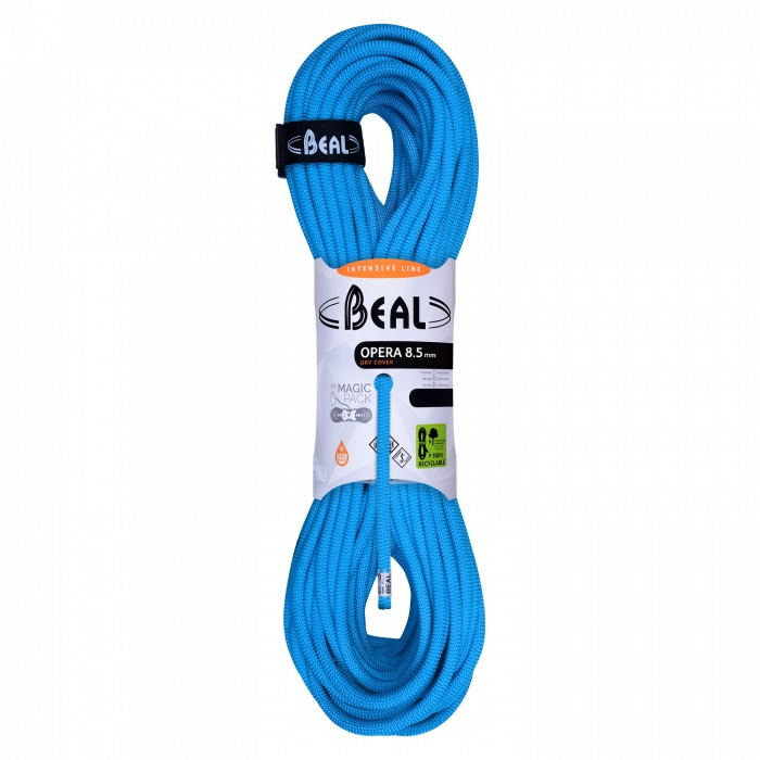 Opera 8,5mm 60m Unicore Dry Cover Bleu - Equipement Outdoor | Beal