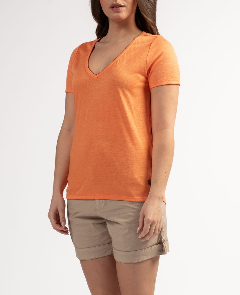 T-shirt Femme Perel Orange - Tee Shirt Mc | Sun Valley
