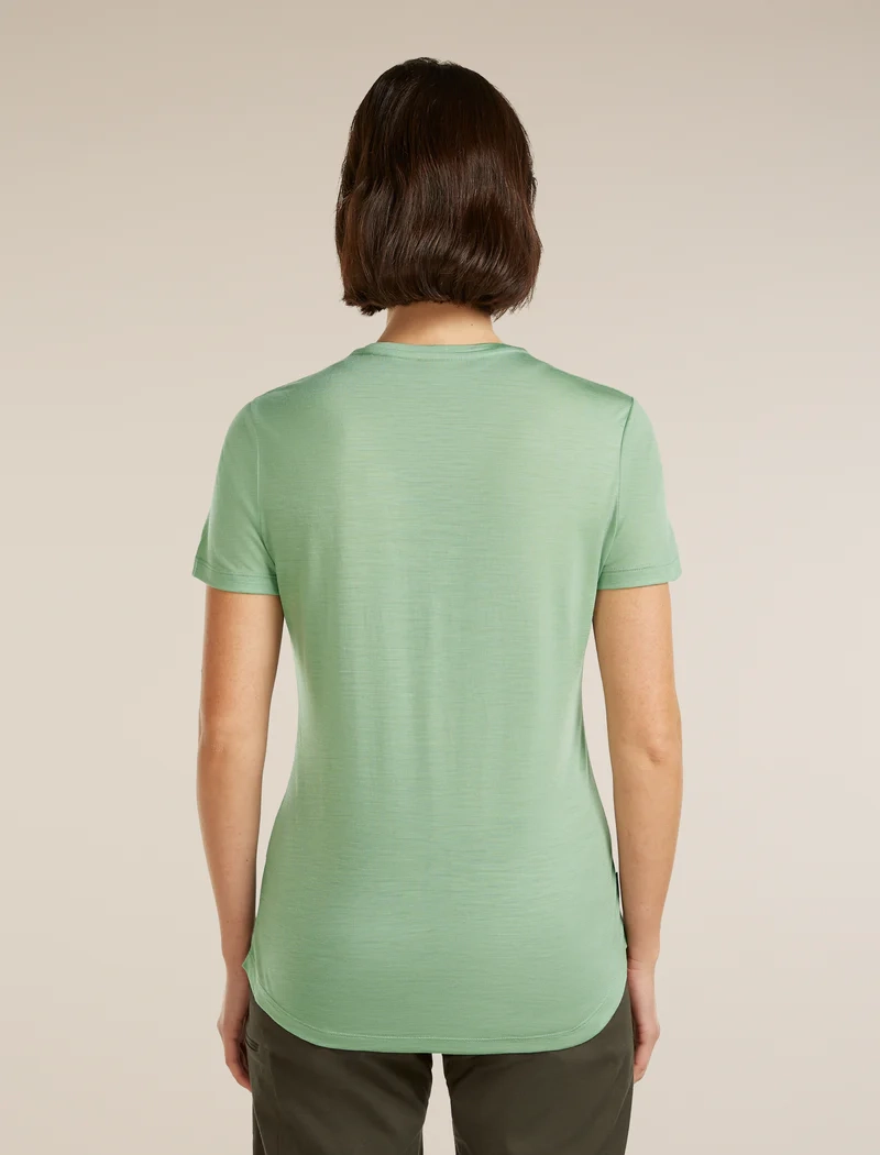 W Mer 125 Cool-lite Sphere III Ss T-shirt Seaglass - Tee Shirt Mc