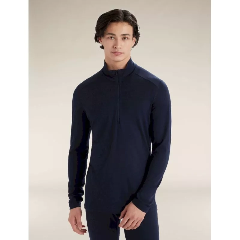 200 Oasis Ls Half Zip Midnight Navy - Tee Shirt Ml | Icebreaker