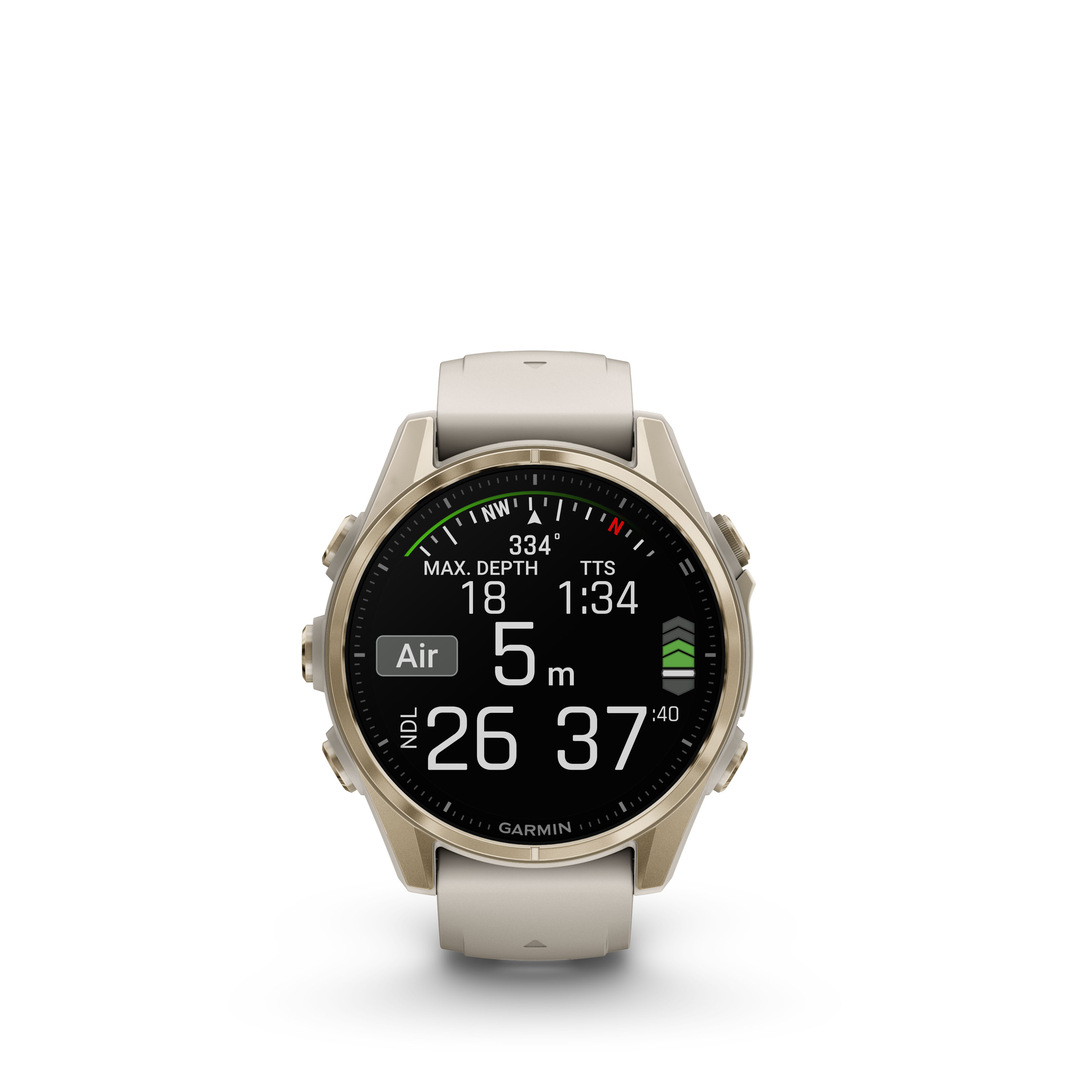 Fenix 8 43mm Amoled Sapphire Soft Gold - Gps Running | Garmin