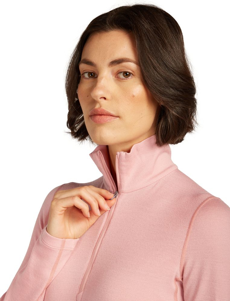 T-shirt Femme 260 Tech 1/2 Zip Blusch