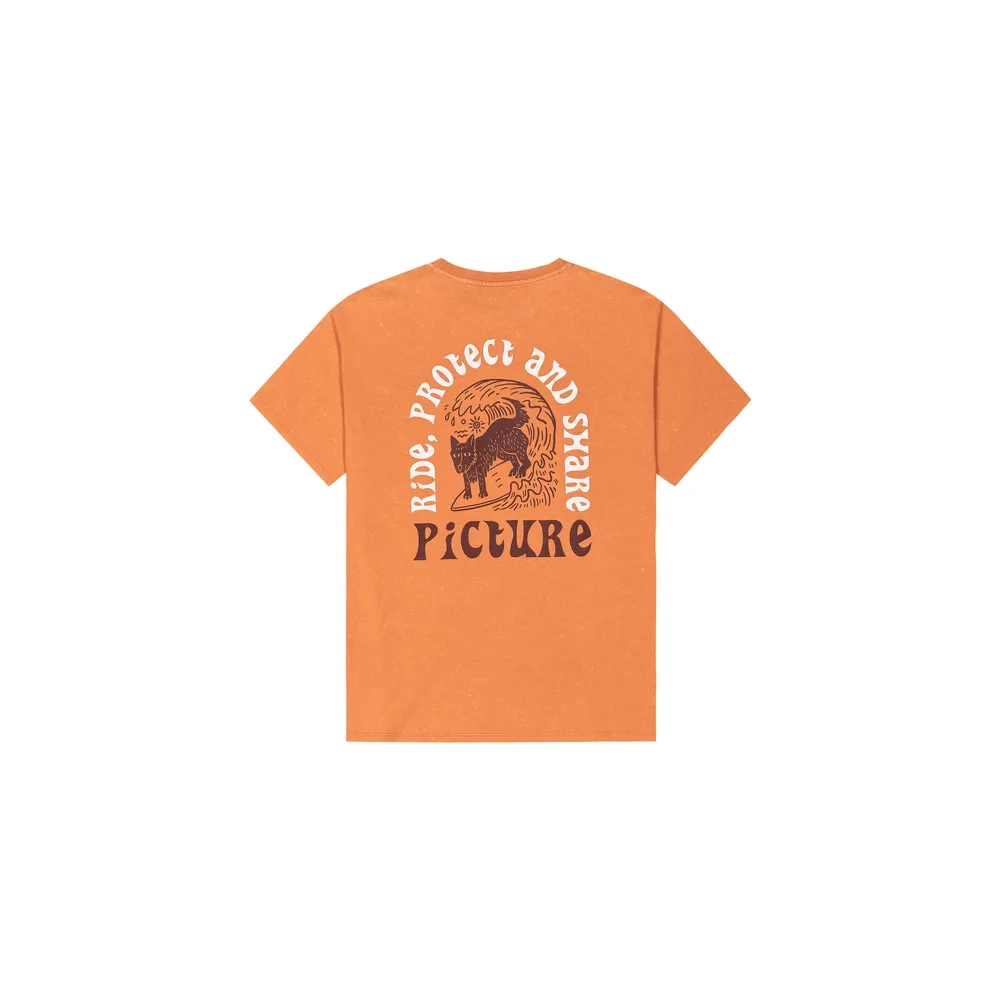 Picturide T-shirt Mango Washed - Tee Shirt Mc