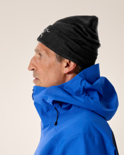 Bonnet Embroidered Bird Toque Black Arcteryx
