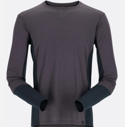 Syncrino Base Ls T-shirt Graphene - Tee Shirt Ml | Rab