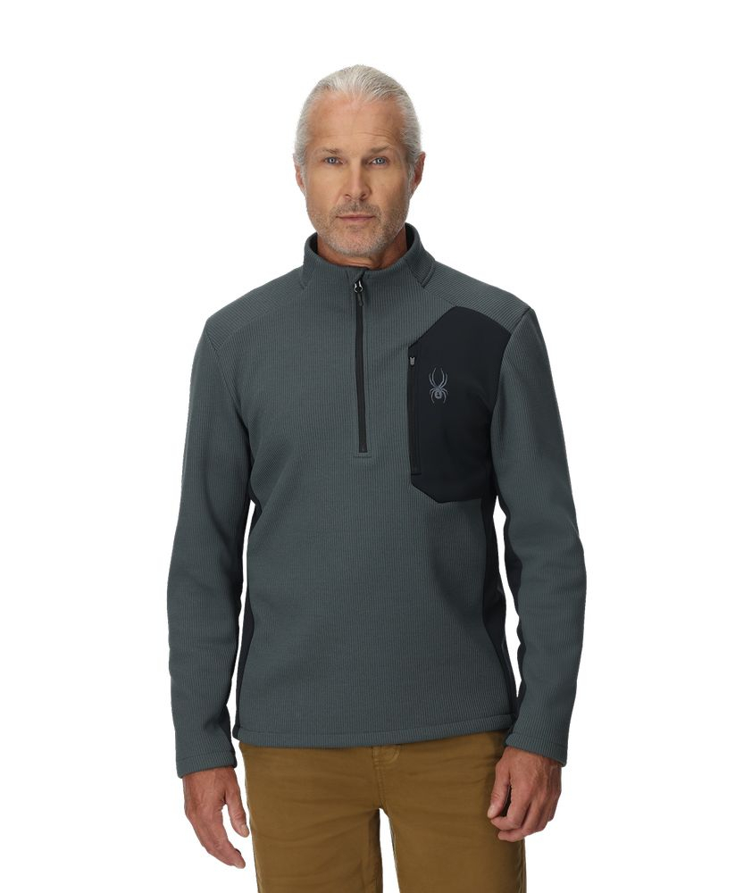 Polaire 1/2 Zip Bandit Slate Blue