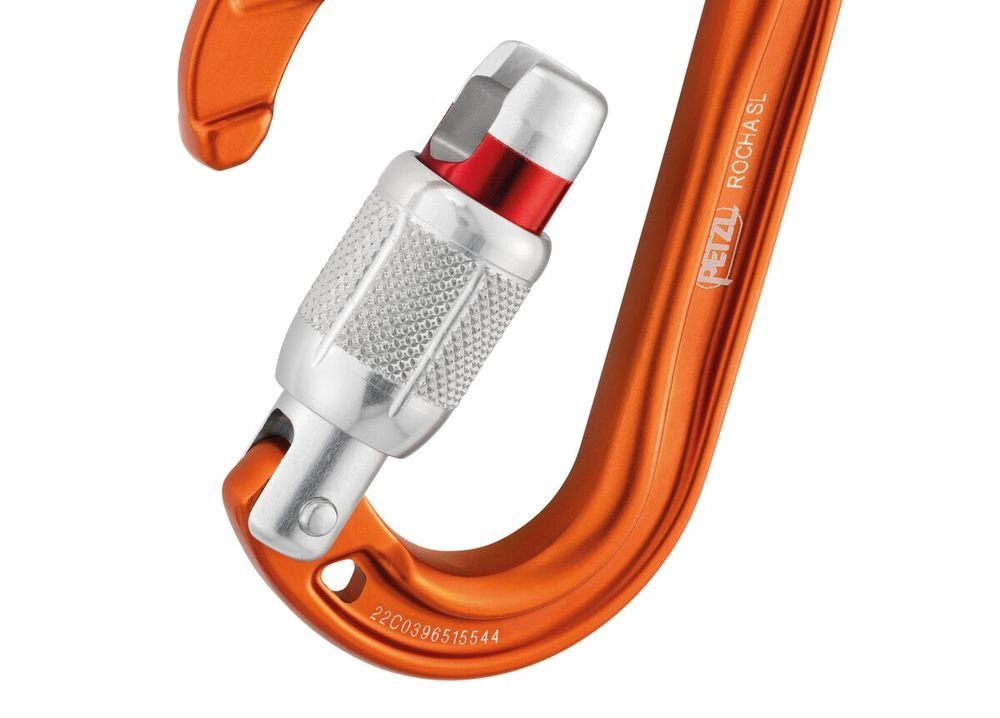 Rocha Screw Lock Orange - Mousquetons | Petzl