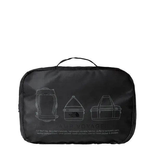 Base Camp Voyager Duffel 42l Black Asphalt Grey | The North Face
