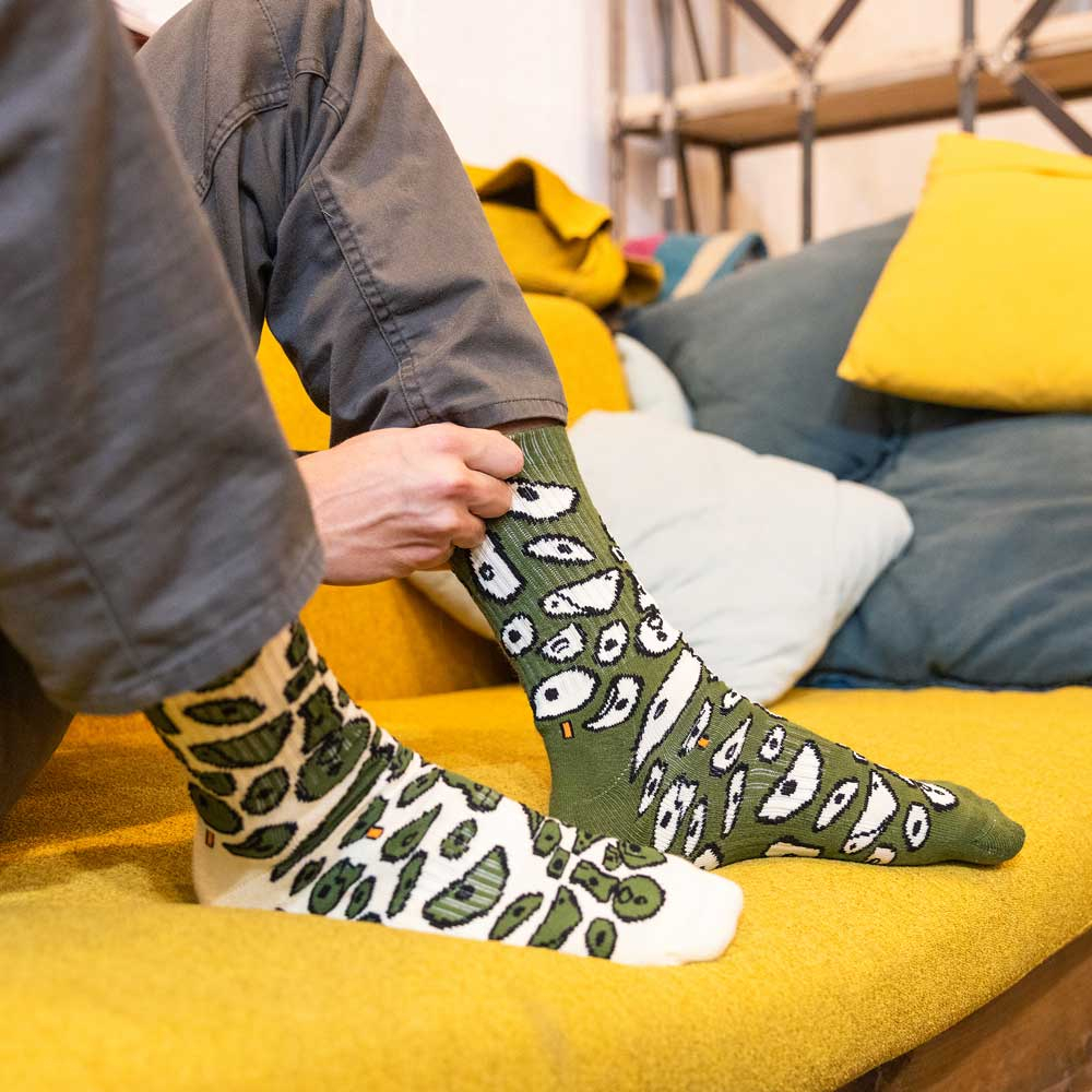 Chaussettes Spray Wall Green - Accessoires | Yy Vertical