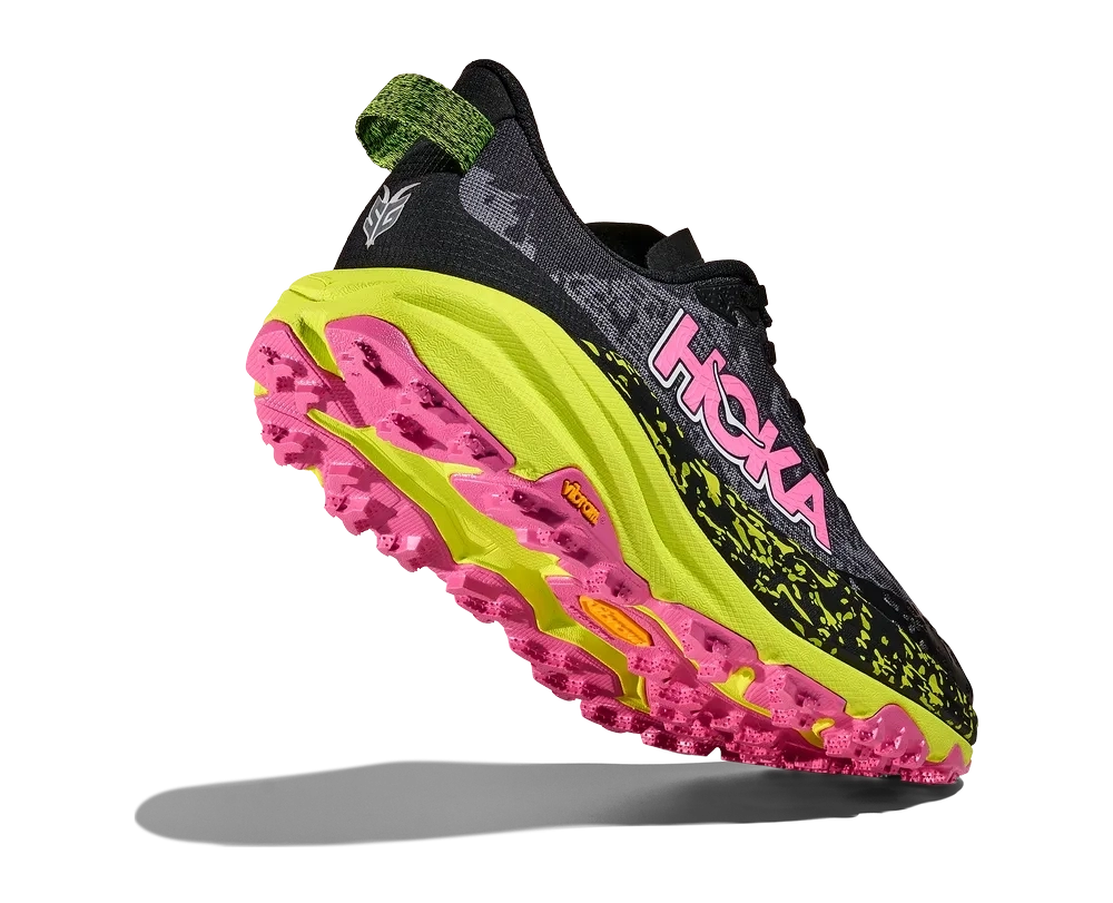 Speedgoat 6 Femme Black Neon Citrus - Chaussures | Hoka