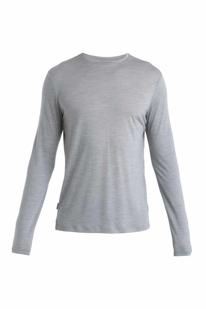 M Mer 125 Cool-lite Sphere III Ls T-shirt Metro Hthr | Icebreaker