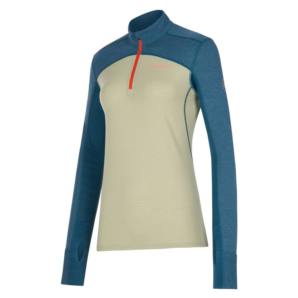 T-shirt Femme Swift Tea Storm Blue - Tee Shirt Ml | La Sportiva