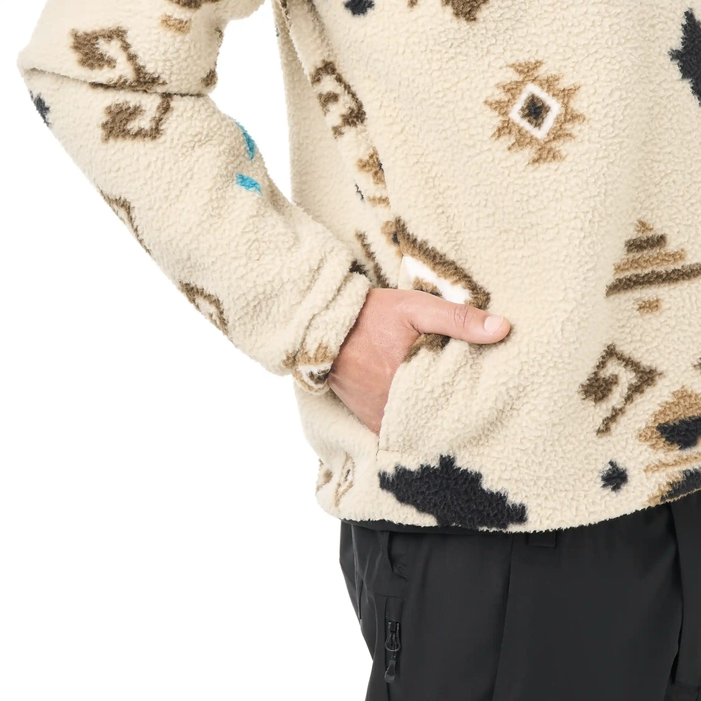 Kimag Printed 1/4 Fleece Emerald Print - Polaire | Picture Organic Clothing
