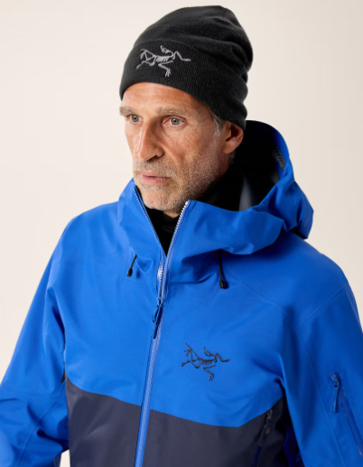 Bonnet Embroidered Bird Toque Black Arcteryx