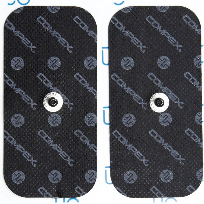 2 Electrodes 1 Snaps 5*10cm - Accessoire Electrostimulation | Compex