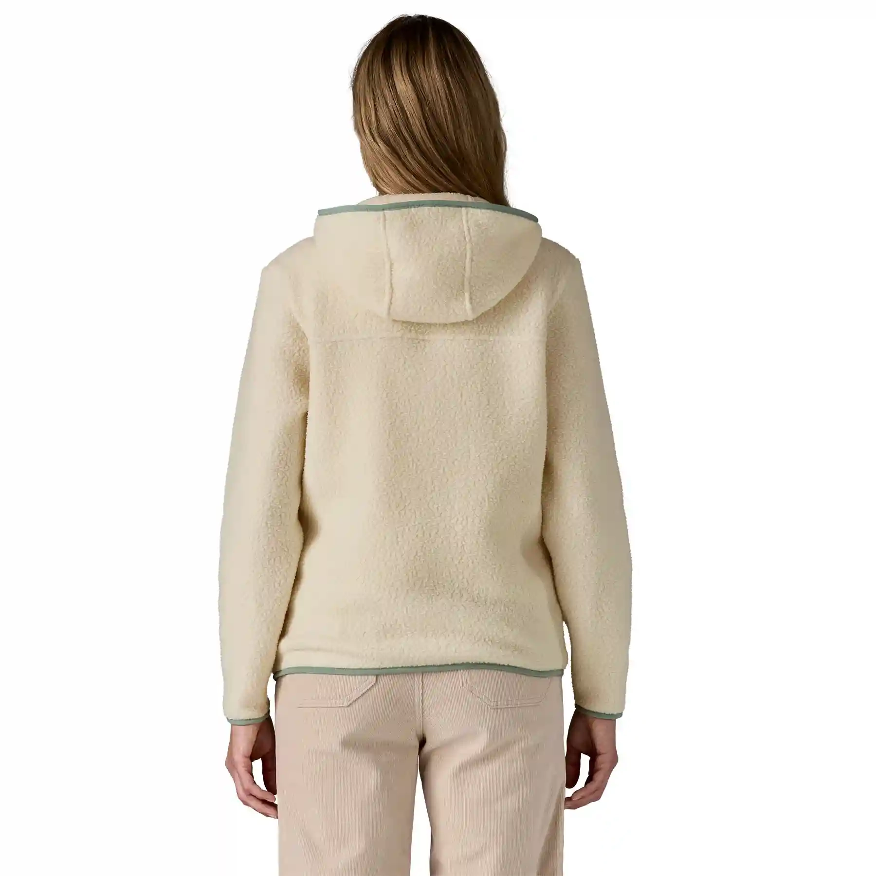 Retro Pile Sweat Natural Ellwood Green F - Polaire | Patagonia