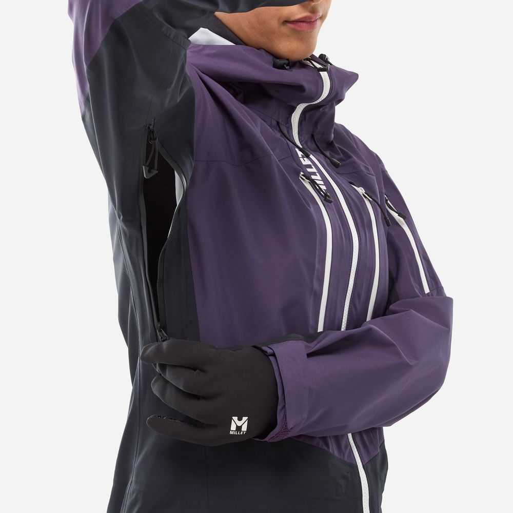 Veste Femme M White 3l  Purple Velvet Black