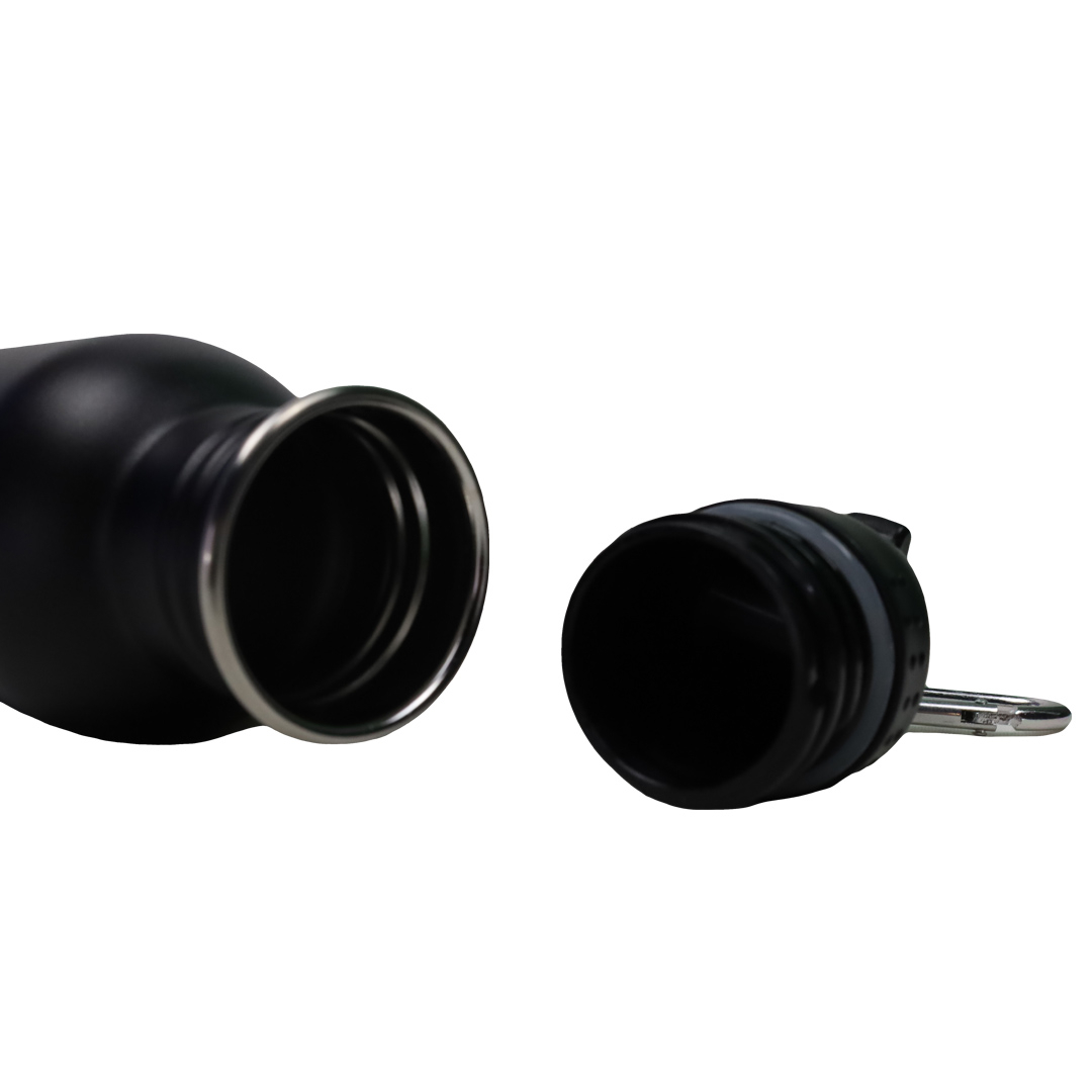 Gourde Acier 0.5 L Noir Mate - Gourde Rigide | Azimut Outdoor