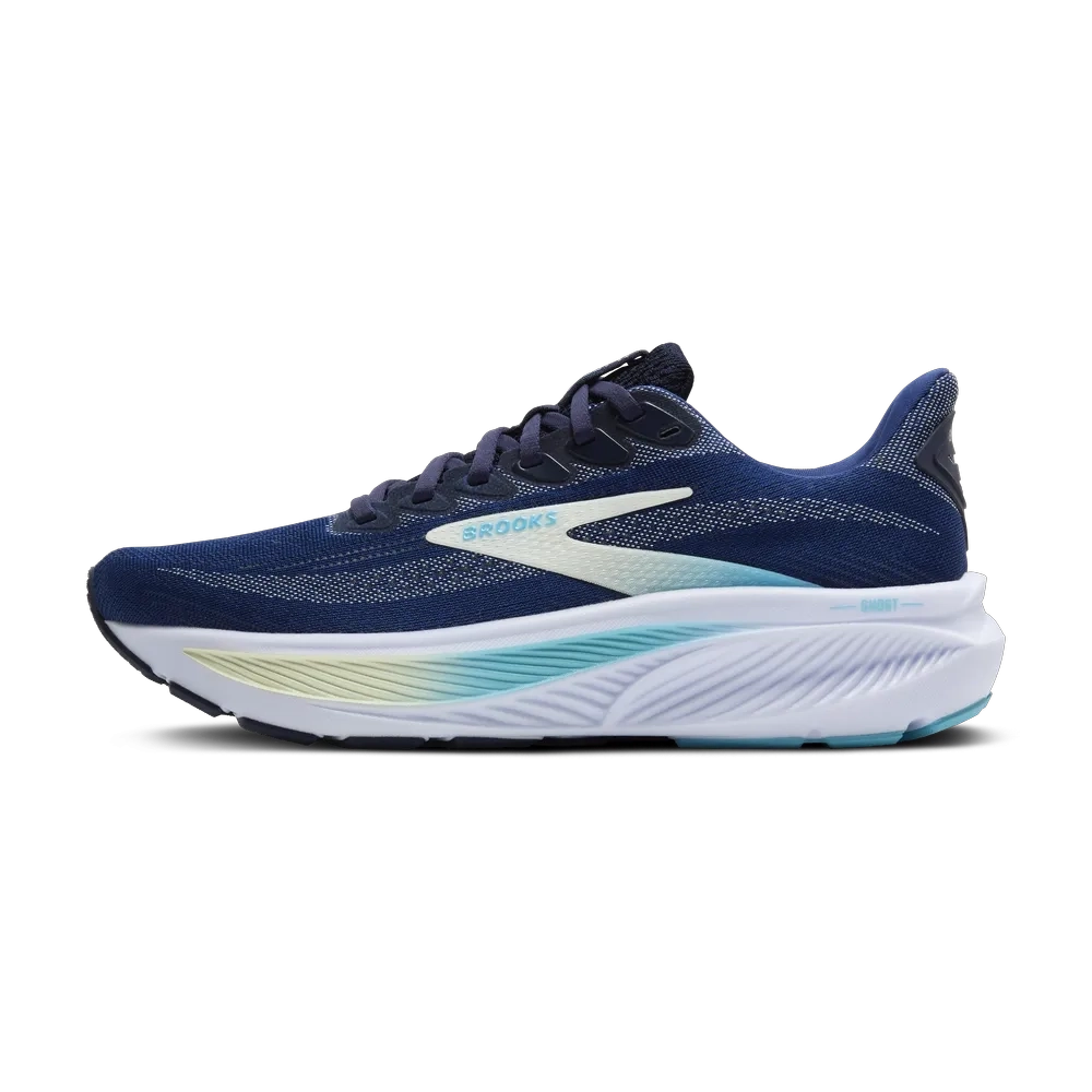 Ghost 17 Femme Navy Green Turquoise - Chaussures | Brooks